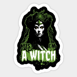 Yes, I'm a Witch Sticker